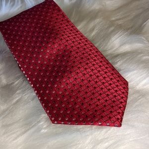 NWOT 100% Silk Tie, Red